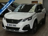 USED 2018 PEUGEOT 5008 2.0 BLUEHDI S/S GT LINE 5d 150 BHP SAT NAV PART LEATHER INTERIOR 7 SEATS