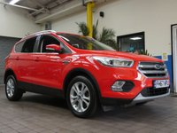 USED 2018 67 FORD KUGA 1.5 TITANIUM TDCI 5d 119 BHP SAT NAV PART LEATHER INTERIOR