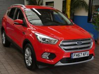 USED 2018 67 FORD KUGA 1.5 TITANIUM TDCI 5d 119 BHP SAT NAV PART LEATHER INTERIOR