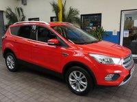 USED 2018 67 FORD KUGA 1.5 TITANIUM TDCI 5d 119 BHP SAT NAV PART LEATHER INTERIOR