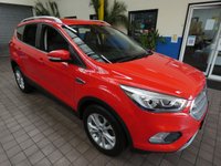 USED 2018 67 FORD KUGA 1.5 TITANIUM TDCI 5d 119 BHP SAT NAV PART LEATHER INTERIOR