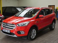 USED 2018 67 FORD KUGA 1.5 TITANIUM TDCI 5d 119 BHP SAT NAV PART LEATHER INTERIOR