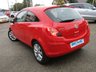 USED 2014 64 VAUXHALL CORSA 1.2 EXCITE 3d 83 BHP Finished in ROSSO RED with contrasting Dark Grey Cloth Trim. This Vauxhall Corsa is one of the most popular superminis around. This 3 door model is spacious, practical and economical. Ideal for the small family or 1st time driver. Features include B/Tooth, Front Fogs, Low Miles, Alloys, 2 Keys and much more. Dealer serviced at 6719 miles, 15835 miles, 31398 miles and by EMC at 33903 miles and 36107 miles.