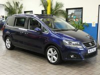 USED 2017 67 SEAT ALHAMBRA 2.0 TDI XCELLENCE 5d 148 BHP SAT NAV LEATHER PAN SUNROOF