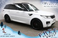 USED 2016 65 LAND ROVER RANGE ROVER SPORT 3.0 SDV6 HSE 5d AUTO 306 BHP PAN ROOF + HEATED SEATS + REAR CAM