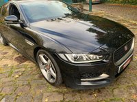 USED 2016 66 JAGUAR XE 2.0 R-SPORT 4d 178 BHP 66reg JAGUAR XE R-SPORT 2.0 DIESEL - AUTOMATIC - FULL BLACK LEATHER - SATELLITE NAVIGATION - &pound;30 PER YEAR ROAD TAX - 60+ MPG - 19 INCH UPGRADE ALLOYS