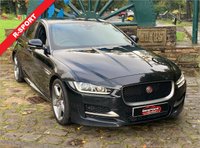 USED 2016 66 JAGUAR XE 2.0 R-SPORT 4d 178 BHP 66reg JAGUAR XE R-SPORT 2.0 DIESEL - AUTOMATIC - FULL BLACK LEATHER - SATELLITE NAVIGATION - &pound;30 PER YEAR ROAD TAX - 60+ MPG - 19 INCH UPGRADE ALLOYS