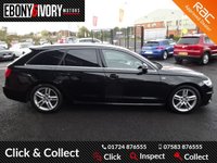 USED 2012 11 AUDI A6 2.0 AVANT TDI S LINE 5d 175 BHP +SATNAV+ FULL SERVICE HISTORY + 1 YEAR MOT AND BREAKDOWN COVER