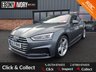 USED 2017 17 AUDI A5 2.0 SPORTBACK TDI S LINE 5d 188 BHP FULL AUDI SERVICE HISTORY + 1 YEAR MOT AND BREAKDOWN COVER