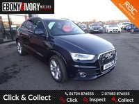 USED 2014 14 AUDI Q3 2.0 TDI QUATTRO S LINE PLUS 5d 177 BHP FULL AUDI SERVICE HISTORY + 1 YEAR MOT AND BREAKDOWN COVER