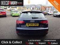 USED 2018 68 AUDI A3 1.6 TDI SE TECHNIK 5d 114 BHP FULL AUDI SERVICE HISTORY + 1 YEAR MOT AND BREAKDOWN COVER