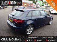 USED 2018 68 AUDI A3 1.6 TDI SE TECHNIK 5d 114 BHP FULL AUDI SERVICE HISTORY + 1 YEAR MOT AND BREAKDOWN COVER