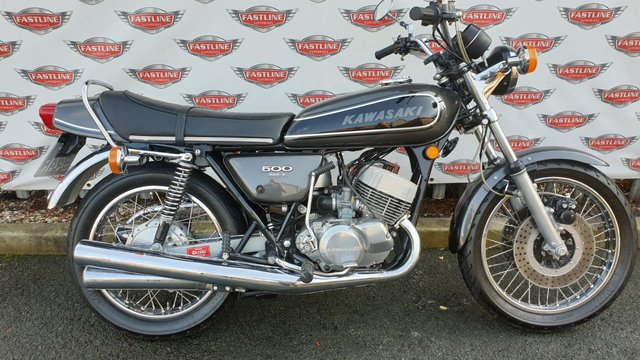 1976 R Kawasaki HI 500 Triple 2 Stroke Roadster Retro Classic 