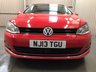 USED 2013 VOLKSWAGEN GOLF 1.4 TSI GT 5dr FINANCE RATES  FROM 6.9 % APR