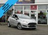 USED 2015 65 FORD FIESTA 1.0 ZETEC 3d 99 BHP Finished in INGOT SILVER METALLIC with contrasting GREY Cloth interior trim. This Fiesta is a small family 3 door car that you can really enjoy driving. Economical and cheap to run, stylish to look at and some great features. Specification includes, Zero road tax, B/Tooth, Alloys, Air Con, Heated front Screen and much more, makes this a must for the first time driver or small family. Serviced at 12349 miles, 24103 miles, 29391 miles, 40267 miles, 61751 miles, 72135 miles and at 80596 miles.