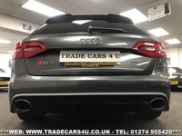 USED 2015 15 AUDI A4 AUDI RS4 AVANT 4.2 V8 FSI S TRONIC QUATTRO EURO 6 *DAYTONA GREY PEARL FREE UK DELIVERY*VIDEO AVAILABLE* FINANCE ARRANGED* PART EX*HPI CLEAR