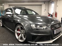 USED 2015 15 AUDI A4 AUDI RS4 AVANT 4.2 V8 FSI S TRONIC QUATTRO EURO 6 *DAYTONA GREY PEARL FREE UK DELIVERY*VIDEO AVAILABLE* FINANCE ARRANGED* PART EX*HPI CLEAR