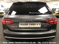 USED 2015 15 AUDI A4 AUDI RS4 AVANT 4.2 V8 FSI S TRONIC QUATTRO EURO 6 *DAYTONA GREY PEARL FREE UK DELIVERY*VIDEO AVAILABLE* FINANCE ARRANGED* PART EX*HPI CLEAR