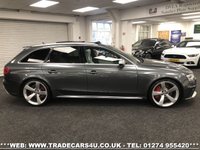 USED 2015 15 AUDI A4 AUDI RS4 AVANT 4.2 V8 FSI S TRONIC QUATTRO EURO 6 *DAYTONA GREY PEARL FREE UK DELIVERY*VIDEO AVAILABLE* FINANCE ARRANGED* PART EX*HPI CLEAR