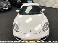 USED 2012 61 PORSCHE CAYMAN  PORSCHE CAYMAN 2.9 24V 6 SPEED MANUAL IN WHITE FREE UK DELIVERY*VIDEO AVAILABLE* FINANCE ARRANGED* PART EX*HPI CLEAR