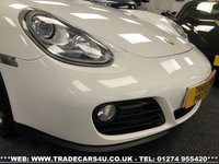 USED 2012 61 PORSCHE CAYMAN  PORSCHE CAYMAN 2.9 24V 6 SPEED MANUAL IN WHITE FREE UK DELIVERY*VIDEO AVAILABLE* FINANCE ARRANGED* PART EX*HPI CLEAR