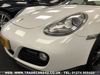 USED 2012 61 PORSCHE CAYMAN  PORSCHE CAYMAN 2.9 24V 6 SPEED MANUAL IN WHITE FREE UK DELIVERY*VIDEO AVAILABLE* FINANCE ARRANGED* PART EX*HPI CLEAR