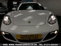 USED 2012 61 PORSCHE CAYMAN  PORSCHE CAYMAN 2.9 24V 6 SPEED MANUAL IN WHITE FREE UK DELIVERY*VIDEO AVAILABLE* FINANCE ARRANGED* PART EX*HPI CLEAR