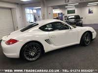 USED 2012 61 PORSCHE CAYMAN  PORSCHE CAYMAN 2.9 24V 6 SPEED MANUAL IN WHITE FREE UK DELIVERY*VIDEO AVAILABLE* FINANCE ARRANGED* PART EX*HPI CLEAR