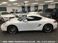 USED 2012 61 PORSCHE CAYMAN  PORSCHE CAYMAN 2.9 24V 6 SPEED MANUAL IN WHITE FREE UK DELIVERY*VIDEO AVAILABLE* FINANCE ARRANGED* PART EX*HPI CLEAR