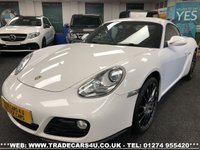 USED 2012 61 PORSCHE CAYMAN  PORSCHE CAYMAN 2.9 24V 6 SPEED MANUAL IN WHITE FREE UK DELIVERY*VIDEO AVAILABLE* FINANCE ARRANGED* PART EX*HPI CLEAR