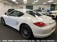 USED 2012 61 PORSCHE CAYMAN  PORSCHE CAYMAN 2.9 24V 6 SPEED MANUAL IN WHITE FREE UK DELIVERY*VIDEO AVAILABLE* FINANCE ARRANGED* PART EX*HPI CLEAR