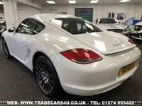 USED 2012 61 PORSCHE CAYMAN  PORSCHE CAYMAN 2.9 24V 6 SPEED MANUAL IN WHITE FREE UK DELIVERY*VIDEO AVAILABLE* FINANCE ARRANGED* PART EX*HPI CLEAR