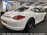 USED 2012 61 PORSCHE CAYMAN  PORSCHE CAYMAN 2.9 24V 6 SPEED MANUAL IN WHITE FREE UK DELIVERY*VIDEO AVAILABLE* FINANCE ARRANGED* PART EX*HPI CLEAR