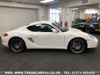 USED 2012 61 PORSCHE CAYMAN  PORSCHE CAYMAN 2.9 24V 6 SPEED MANUAL IN WHITE FREE UK DELIVERY*VIDEO AVAILABLE* FINANCE ARRANGED* PART EX*HPI CLEAR
