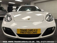 USED 2012 61 PORSCHE CAYMAN  PORSCHE CAYMAN 2.9 24V 6 SPEED MANUAL IN WHITE FREE UK DELIVERY*VIDEO AVAILABLE* FINANCE ARRANGED* PART EX*HPI CLEAR