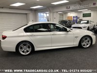 USED 2013 63 BMW 5 SERIES BMW 5 SERIES 530D (3.0) M SPORT 8 SPD AUTO DIESEL EURO 6 FREE UK DELIVERY*VIDEO AVAILABLE* FINANCE ARRANGED* PART EX*HPI CLEAR