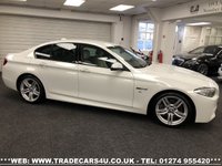USED 2013 63 BMW 5 SERIES BMW 5 SERIES 530D (3.0) M SPORT 8 SPD AUTO DIESEL EURO 6 FREE UK DELIVERY*VIDEO AVAILABLE* FINANCE ARRANGED* PART EX*HPI CLEAR