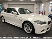 USED 2013 63 BMW 5 SERIES BMW 5 SERIES 530D (3.0) M SPORT 8 SPD AUTO DIESEL EURO 6 FREE UK DELIVERY*VIDEO AVAILABLE* FINANCE ARRANGED* PART EX*HPI CLEAR