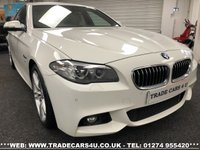 USED 2013 63 BMW 5 SERIES BMW 5 SERIES 530D (3.0) M SPORT 8 SPD AUTO DIESEL EURO 6 FREE UK DELIVERY*VIDEO AVAILABLE* FINANCE ARRANGED* PART EX*HPI CLEAR