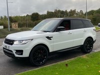 USED 2014 63 LAND ROVER RANGE ROVER SPORT 3.0 SDV6 HSE DYNAMIC 5d 288 BHP Glass Panoramic Roof Red Leather