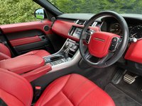 USED 2014 63 LAND ROVER RANGE ROVER SPORT 3.0 SDV6 HSE DYNAMIC 5d 288 BHP Glass Panoramic Roof Red Leather