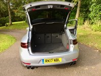 USED 2017 17 PORSCHE MACAN 3.0 GTS PDK 5d AUTO 355 BHP ONLY 18,800 MILES // 1 PRIVATE OWNER //  FULL PORSCHE MAIN DEALER SERVICE HISTORY//PAN SUNROOF Transferable Porsche Extended Warranty (March &lsquo;22) Rhodium Silver Metallic with Black extended leather interior 20-inch RS Spyder Design wheels, BOSE Surround Sound System, Apple CarPlay, Navigation Module for Porsche Communication Management (PCM), Connect Plus,  Panoramic roof system, ParkAssist (front + rear) with Surround View, LED main headlights incl. Porsche Dynamic Light System Plus (PDLS+), Heated steering wheel, Heated front seats, Sport Chrono pack, Driver memory pack,