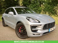 USED 2017 17 PORSCHE MACAN 3.0 GTS PDK 5d AUTO 355 BHP ONLY 18,800 MILES // 1 PRIVATE OWNER //  FULL PORSCHE MAIN DEALER SERVICE HISTORY//PAN SUNROOF Transferable Porsche Extended Warranty (March &lsquo;22) Rhodium Silver Metallic with Black extended leather interior 20-inch RS Spyder Design wheels, BOSE Surround Sound System, Apple CarPlay, Navigation Module for Porsche Communication Management (PCM), Connect Plus,  Panoramic roof system, ParkAssist (front + rear) with Surround View, LED main headlights incl. Porsche Dynamic Light System Plus (PDLS+), Heated steering wheel, Heated front seats, Sport Chrono pack, Driver memory pack,