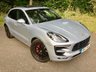 USED 2017 17 PORSCHE MACAN 3.0 GTS PDK 5d AUTO 355 BHP ONLY 18,800 MILES // 1 PRIVATE OWNER //  FULL PORSCHE MAIN DEALER SERVICE HISTORY//PAN SUNROOF Transferable Porsche Extended Warranty (March &lsquo;22) Rhodium Silver Metallic with Black extended leather interior 20-inch RS Spyder Design wheels, BOSE Surround Sound System, Apple CarPlay, Navigation Module for Porsche Communication Management (PCM), Connect Plus,  Panoramic roof system, ParkAssist (front + rear) with Surround View, LED main headlights incl. Porsche Dynamic Light System Plus (PDLS+), Heated steering wheel, Heated front seats, Sport Chrono pack, Driver memory pack,