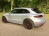 USED 2017 17 PORSCHE MACAN 3.0 GTS PDK 5d AUTO 355 BHP ONLY 18,800 MILES // 1 PRIVATE OWNER //  FULL PORSCHE MAIN DEALER SERVICE HISTORY//PAN SUNROOF Transferable Porsche Extended Warranty (March &lsquo;22) Rhodium Silver Metallic with Black extended leather interior 20-inch RS Spyder Design wheels, BOSE Surround Sound System, Apple CarPlay, Navigation Module for Porsche Communication Management (PCM), Connect Plus,  Panoramic roof system, ParkAssist (front + rear) with Surround View, LED main headlights incl. Porsche Dynamic Light System Plus (PDLS+), Heated steering wheel, Heated front seats, Sport Chrono pack, Driver memory pack,