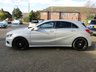 USED 2014 63 MERCEDES-BENZ A-CLASS 1.5 A180 CDI BLUEEFFICIENCY AMG SPORT 5d 109 BHP Finished in POLAR SILVER  with contrasting PART HEATED LEATHER trim. This A class certainly looks smart, with its slim lights and smooth body panels. There's plenty of room in the front and the back which will suit the average family. Features include, &pound;20 Road Tax, Part Leather trim, B/Tooth, Cruise Control 18" alloys and much more. Dealer Serviced at 11602 miles, 23164 miles, 31698 miles, 43536 miles, 58770 miles, 73664 miles, and recently at 95362 miles.