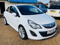 USED 2014 63 VAUXHALL CORSA 1.4 SRI 3d 98 BHP Superb Sporty SRi Model in Superb Polar White