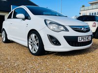 USED 2014 63 VAUXHALL CORSA 1.4 SRI 3d 98 BHP Superb Sporty SRi Model in Superb Polar White