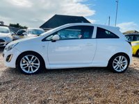 USED 2014 63 VAUXHALL CORSA 1.4 SRI 3d 98 BHP Superb Sporty SRi Model in Superb Polar White