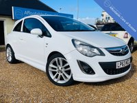 USED 2014 63 VAUXHALL CORSA 1.4 SRI 3d 98 BHP Superb Sporty SRi Model in Superb Polar White